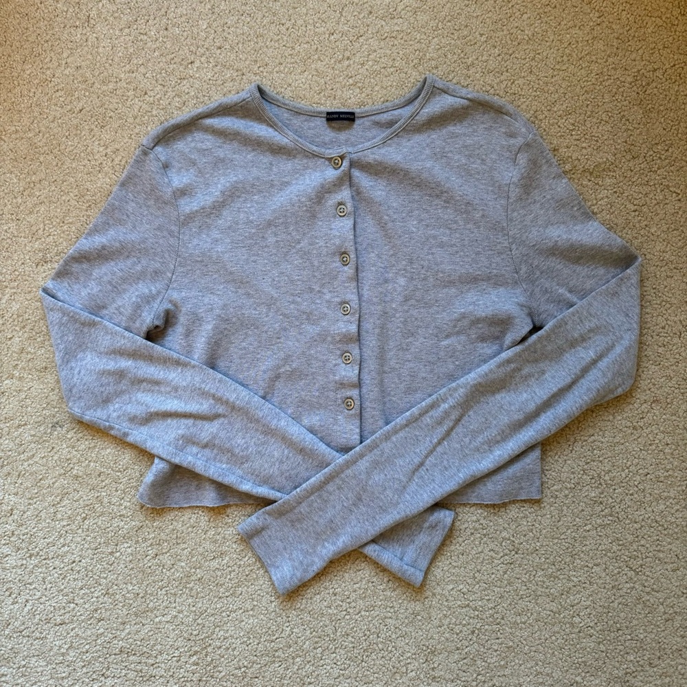 Brandy Melville Grey Cardigan